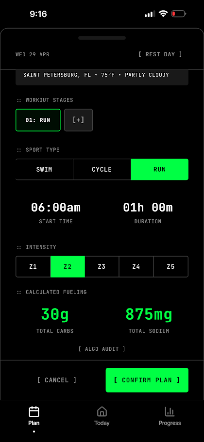 App screenshot